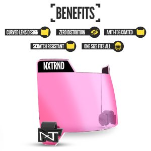 VZR3® Football Visor Clear Pink