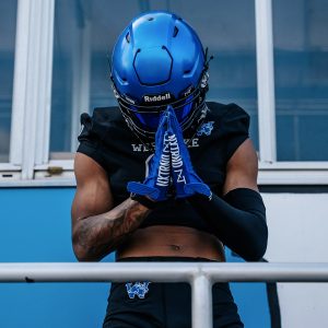 G1® Youth Football Gloves Blue