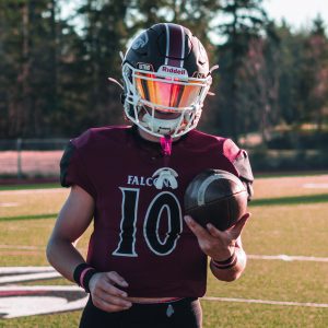 VZR1® Football Visor Clear Red