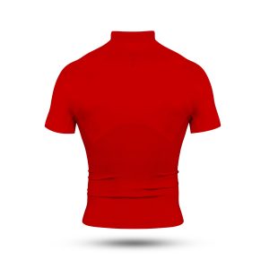Nxtrnd Core Turtleneck Compression Short Sleeve Red