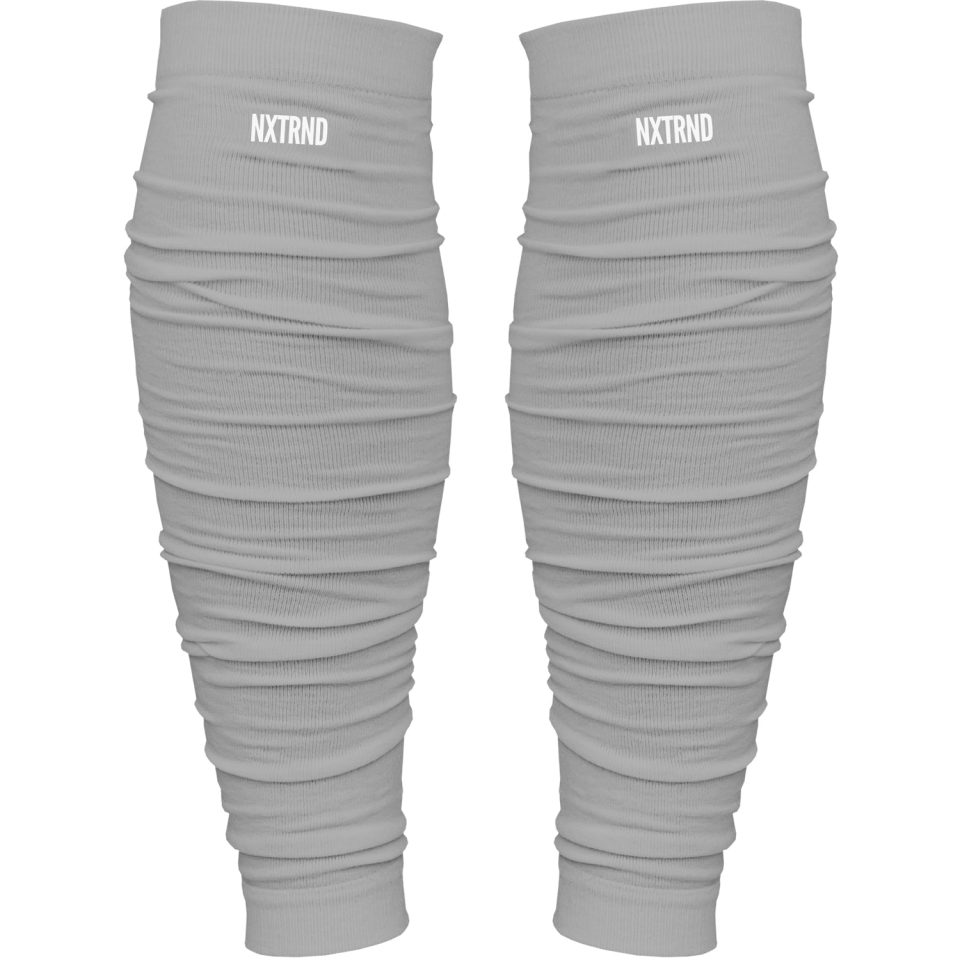Scrunch Football Leg Sleeves Light Grey