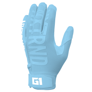 G1® Youth Football Gloves Columbia Blue