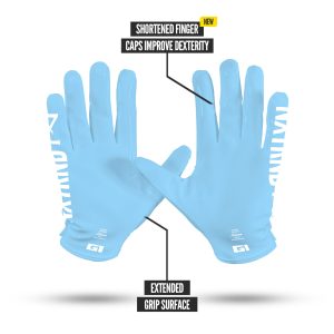 G1® Pro Football Gloves Columbia Blue