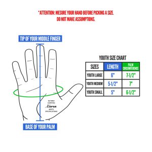 G1® Youth Football Gloves Neon Blue