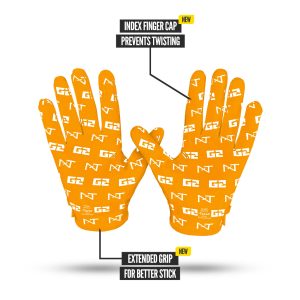 G2® Pro Football Gloves Yellow