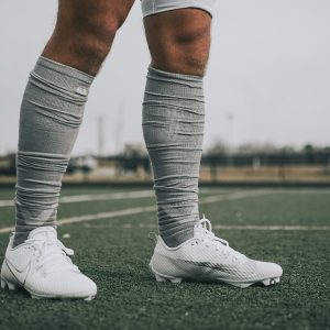 XTD® Scrunch Football Socks Light Grey