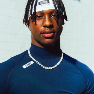 Nxtrnd Core Turtleneck Compression Short Sleeve Navy Blue