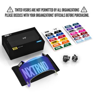 VZR3® Football Visor Clear Blue