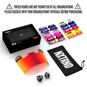 VZR1® Football Visor Red