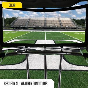 VZR3® Football Visor Clear Curved Lens