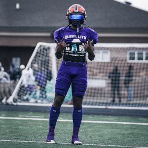 XTD® Scrunch Football Socks Purple