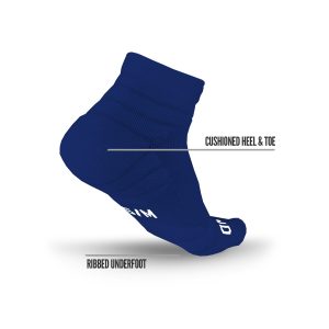 Quarter Socks Navy Blue (3-Pairs)