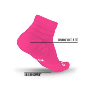 Quarter Socks Pink (3-Pairs)