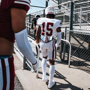 B-PLATE® Football Back Plate Silver