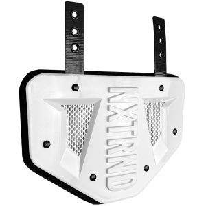 B-PLATE® Football Back Plate White