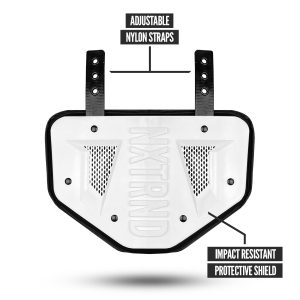 B-PLATE® Football Back Plate White